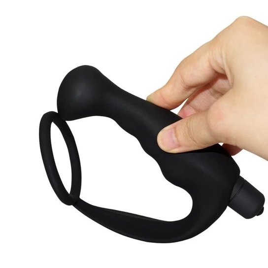 Double Penetration Anal Vibrator Prostate Stimulator PerfectFit 5769