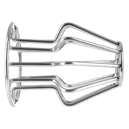 Elegant 7077 Behind Bars Stainless Steel Hollow Plug