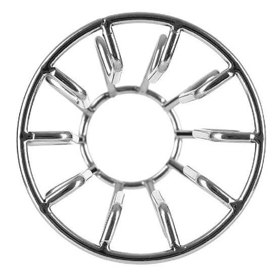 Elegant 7077 Behind Bars Stainless Steel Hollow Plug