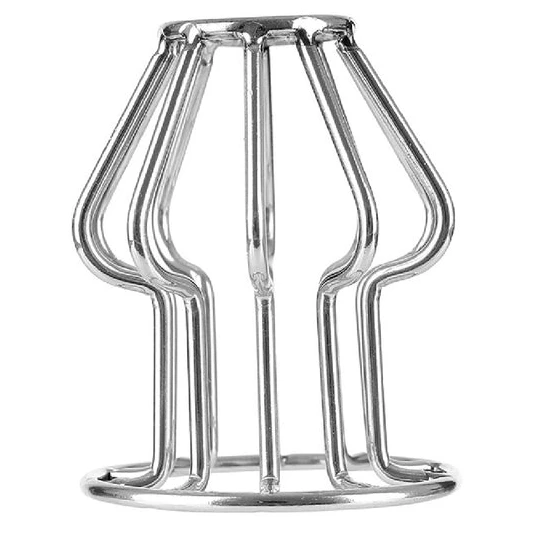 Elegant 7077 Behind Bars Stainless Steel Hollow Plug