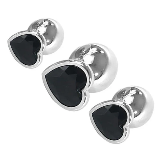 Elegant 7907 Pretty Princess's Black Heart Set (3 Piece)