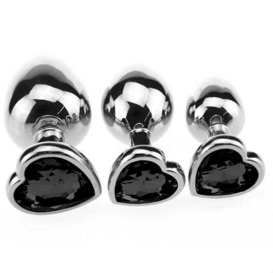 Elegant 7907 Pretty Princess's Black Heart Set (3 Piece)