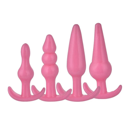 Elegant 9522 Silicone Anal Stretching Kit (4 Piece)