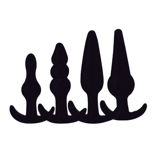 Elegant 9522 Silicone Anal Stretching Kit (4 Piece)