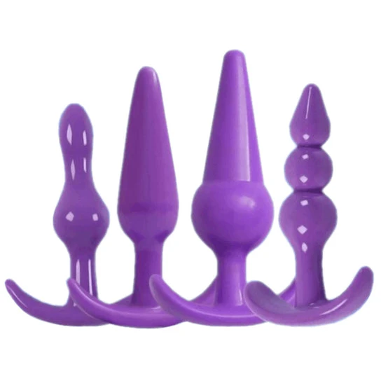 Elegant 9522 Silicone Anal Stretching Kit (4 Piece)