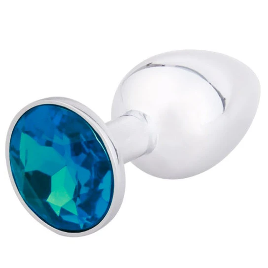 Elegant Gemmed Steel Plug PartnerFriendly 3005