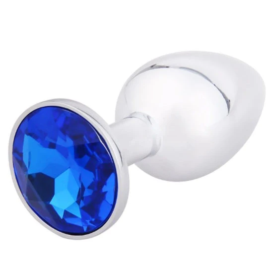 Elegant Gemmed Steel Plug PartnerFriendly 3005