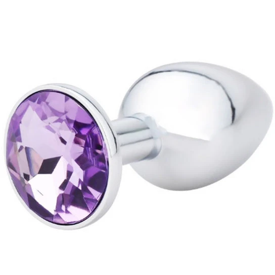 Elegant Gemmed Steel Plug PartnerFriendly 3005