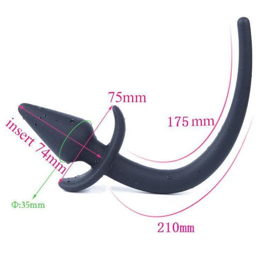 Ergonomic 5559 Silicone Dog Tail, 8