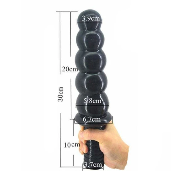 Ergonomic 7339 Huge Beaded Plug