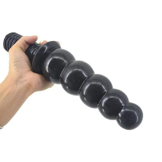 Ergonomic 7339 Huge Beaded Plug