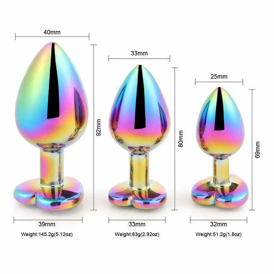 Ergonomic 9732 Gleaming Steel Toy Set (3 Piece)