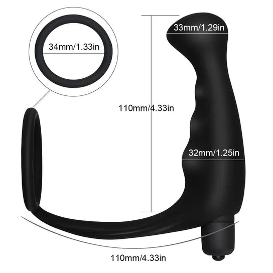 EverydayUse 3842 Double Penetration Anal Vibrator Prostate Stimulator