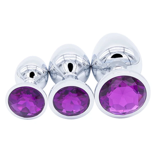 EverydayUse 5206 15 Colors Jeweled Stainless Steel Plug