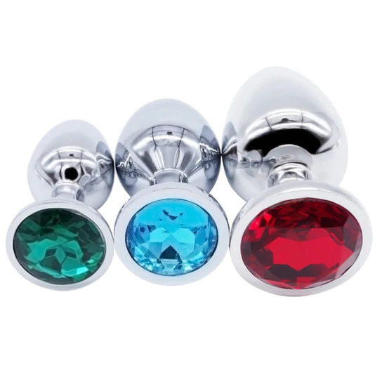 EverydayUse 5206 15 Colors Jeweled Stainless Steel Plug
