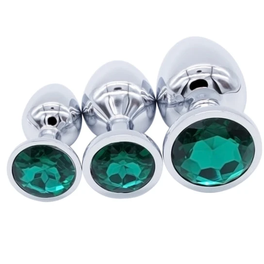 EverydayUse 5206 15 Colors Jeweled Stainless Steel Plug