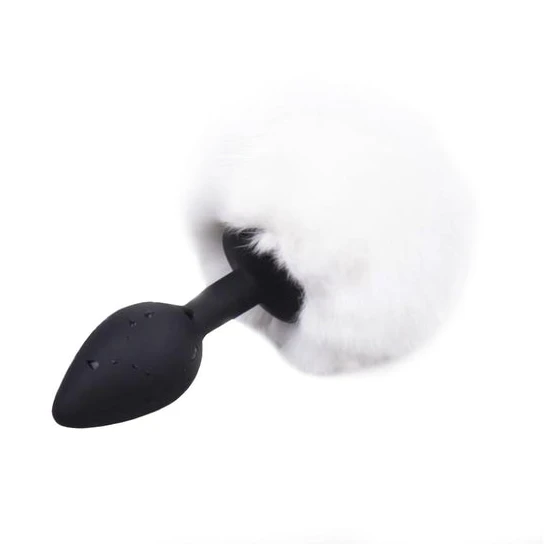 Fluffy Bunny Tail Silicone PartnerFriendly 9776