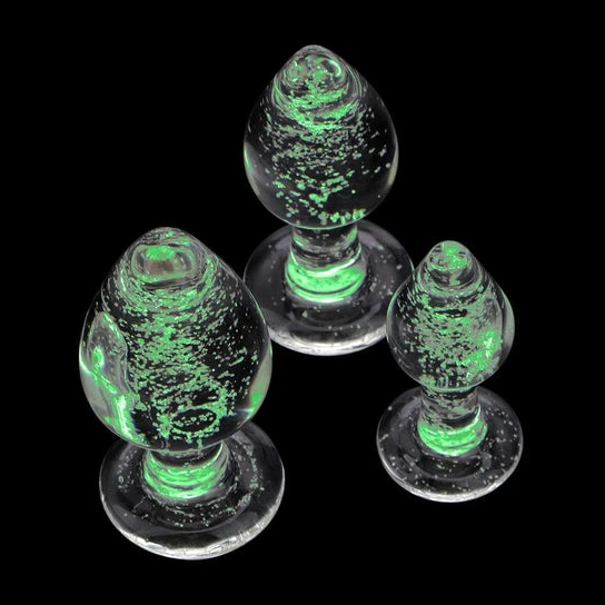 Glow in the Dark Huge Glass Set (3 Piece) AllNight 6447