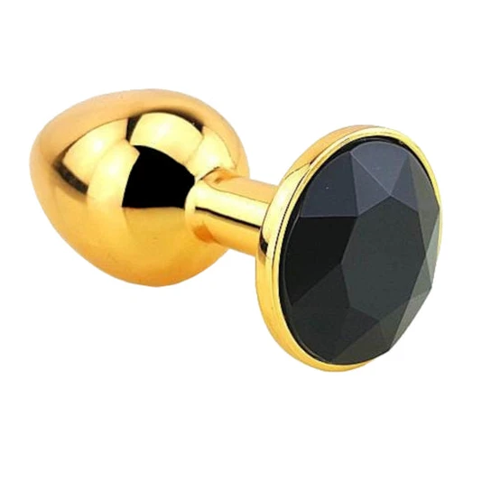 Golden Bedazzled Jeweled Plug Sensual 3389