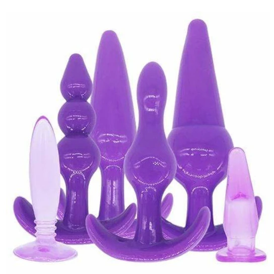 Graduated Jelly Silicone Plug Set (6 Piece) Accessible 9642