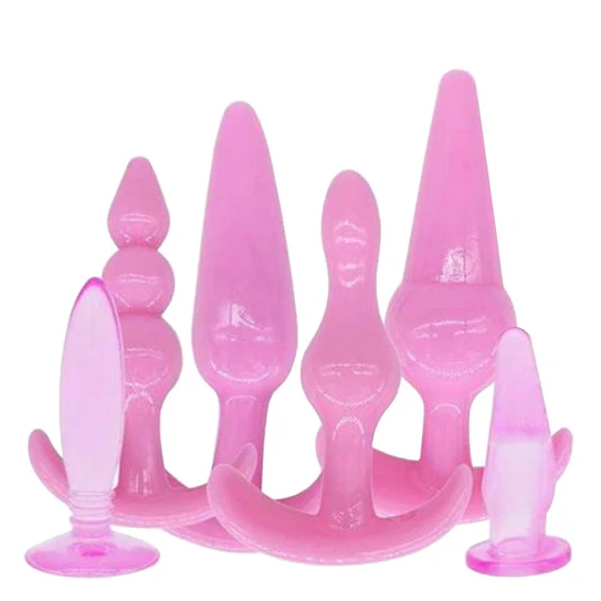 Graduated Jelly Silicone Plug Set (6 Piece) Accessible 9642