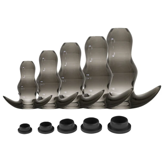 Gray Silicone Hollow Plug ReadyForPlay 9899