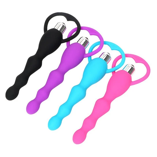 GreatBenefit 5780 Beaded Vibrating Anal Toy