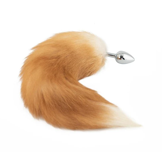GreatBenefit 7546 Orange Metal Fox Anal Tail 16"