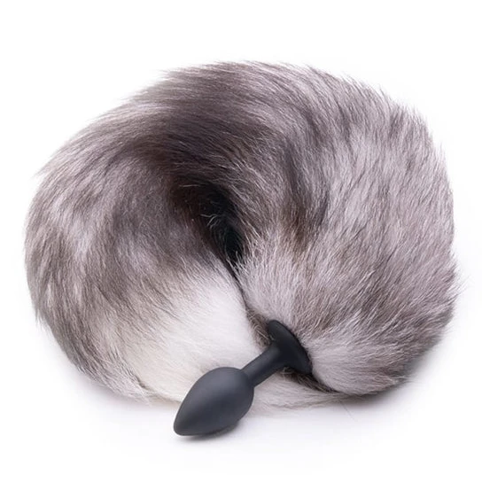 GreatBenefit 8118 Gray Anal Fox Tail 16