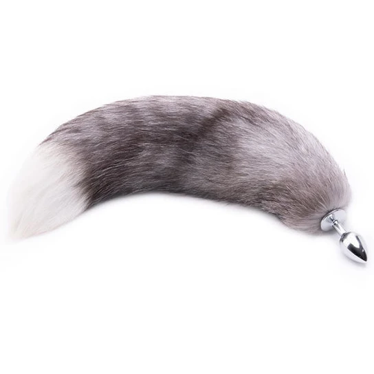 GreatBenefit 8118 Gray Anal Fox Tail 16
