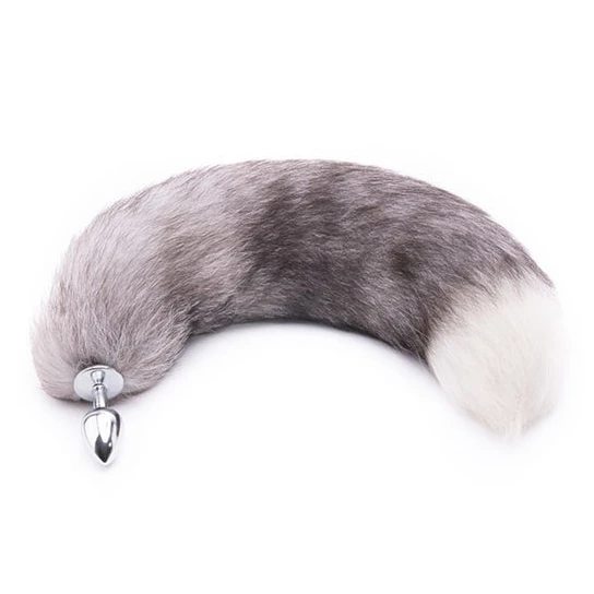 GreatBenefit 8118 Gray Anal Fox Tail 16