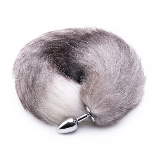 GreatBenefit 9203 Gray Anal Fox Tail 16"