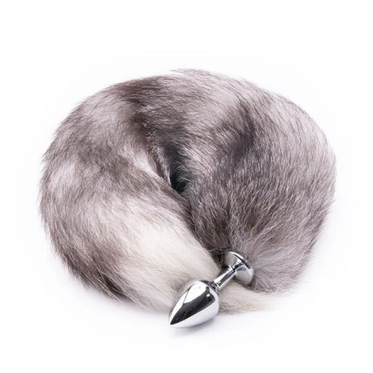GreatBenefit 9203 Gray Anal Fox Tail 16