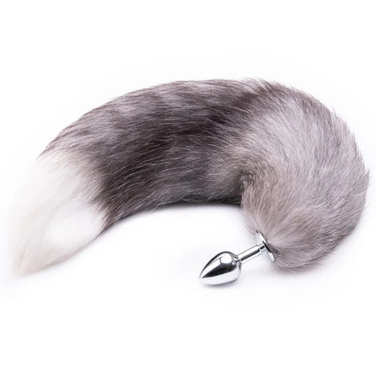 GreatBenefit 9203 Gray Anal Fox Tail 16