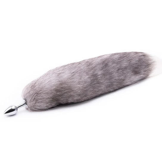 GreatBenefit 9203 Gray Anal Fox Tail 16