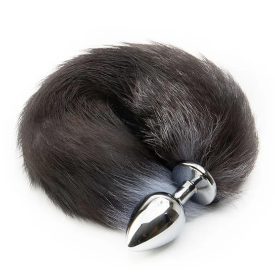 Grey Fox Metal Tail Plug 18