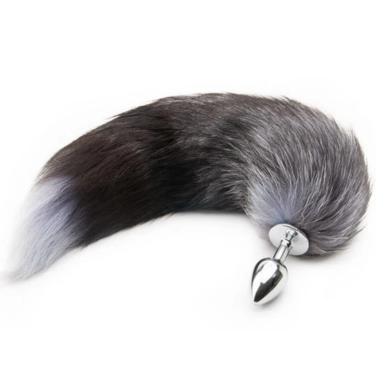 Grey Fox Metal Tail Plug 18
