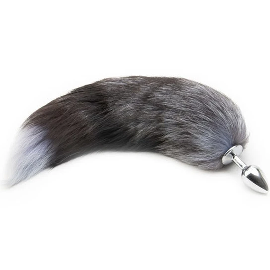 Grey Fox Metal Tail Plug 18