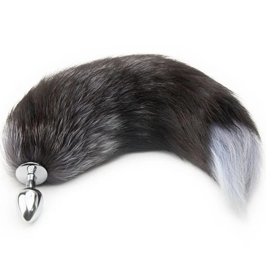 Grey Fox Metal Tail Plug 18