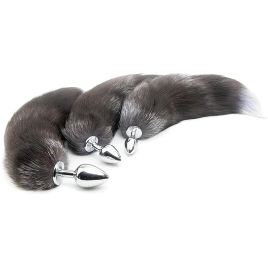 Grey Fox Metal Tail Plug 18