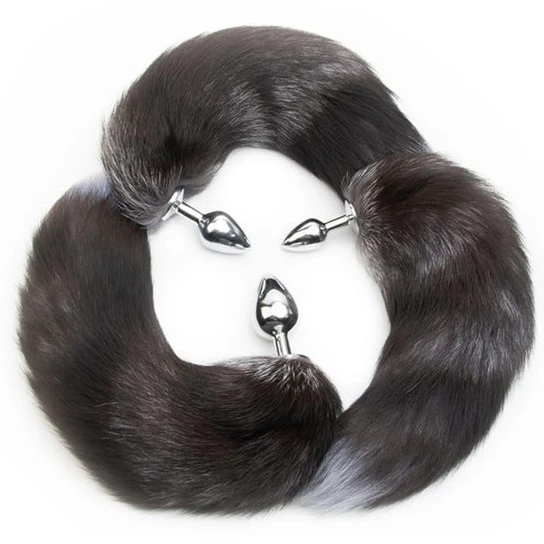 Grey Fox Metal Tail Plug 18
