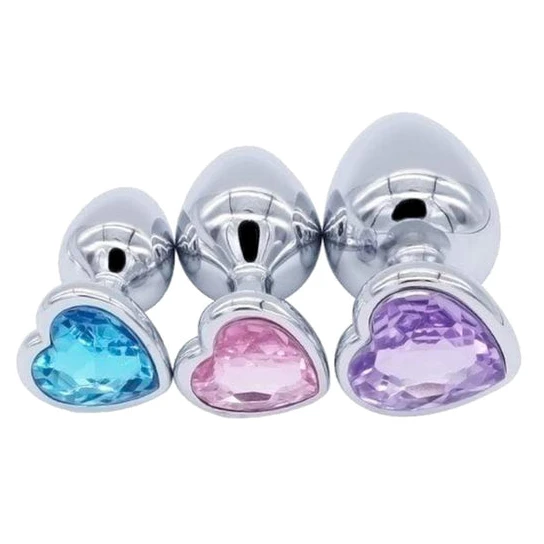 Heart Plug Set (3 Piece) Pleasurable 2936