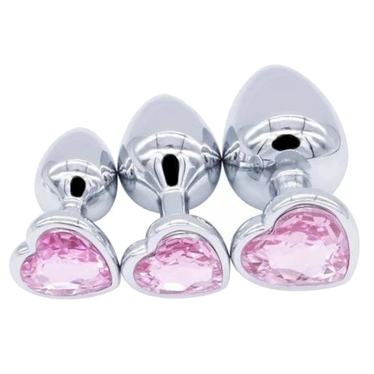 Heart Plug Set (3 Piece) Pleasurable 2936