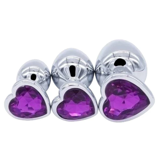 Heart Plug Set (3 Piece) Pleasurable 2936