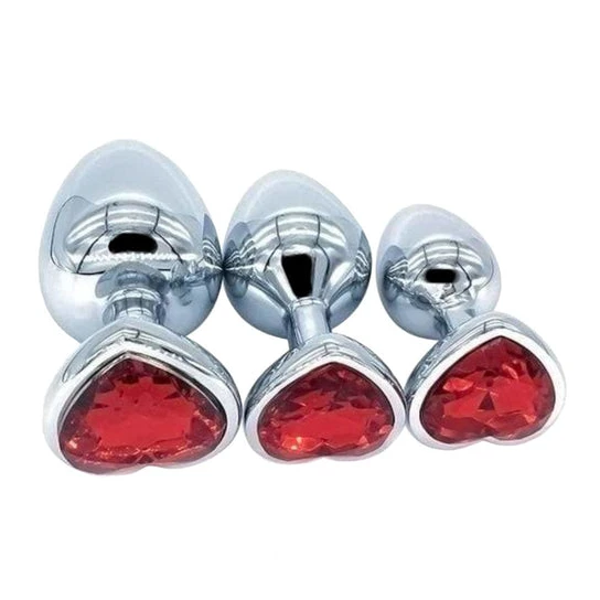 Heart Plug Set (3 Piece) Pleasurable 2936