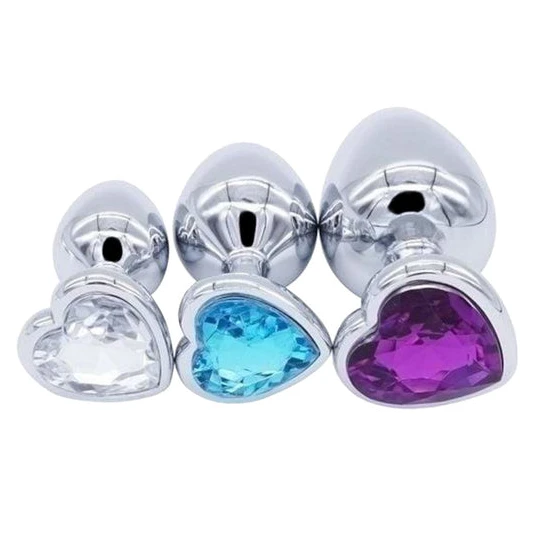 Heart Plug Set (3 Piece) Pleasurable 2936