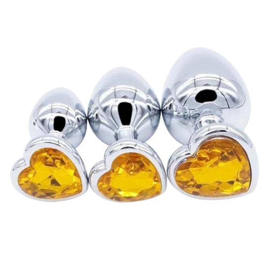 Heart Plug Set (3 Piece) Pleasurable 2936
