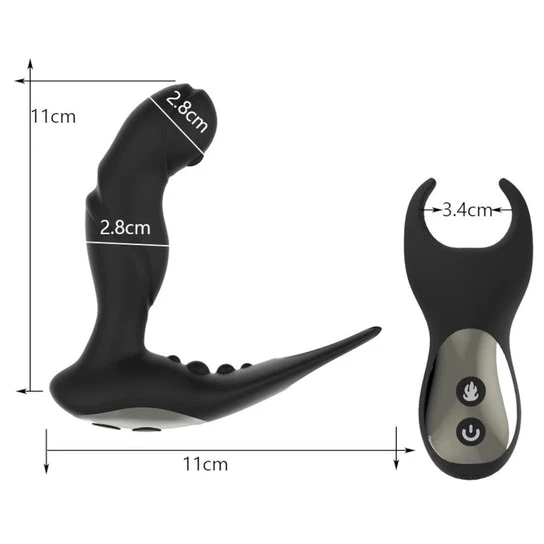 Heating Vibrating Anal Rolling Ball Prostate Massager ReadyForPlay 1577