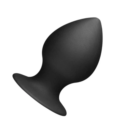 Huge Black Silicone Plug Accessible 6411