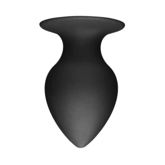 Huge Black Silicone Plug Accessible 6411